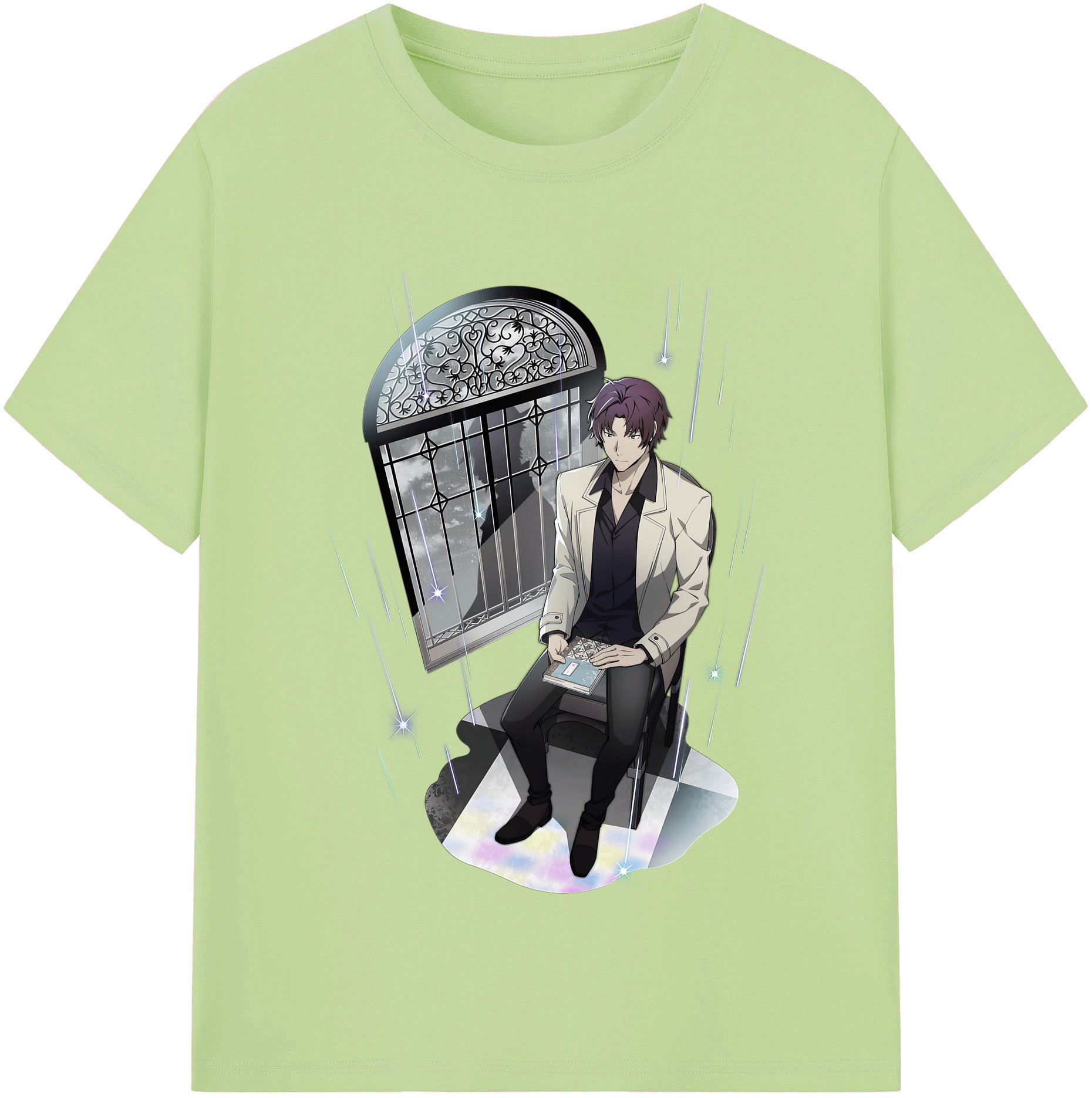 （画像用） 文豪ストレイドッグス Bungo Stray Dogs 綿100％半袖Tシャツ（フロントプリント）